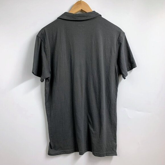 True Classic Men's Cotton Button Stretch Short Sleeve Pullover Polo Shirt Size M - Picture 2 of 10